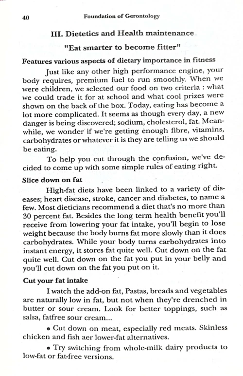 Foundation of Gerontology